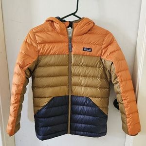 Boy's Patagonia Reversible Down Sweather Hoodie